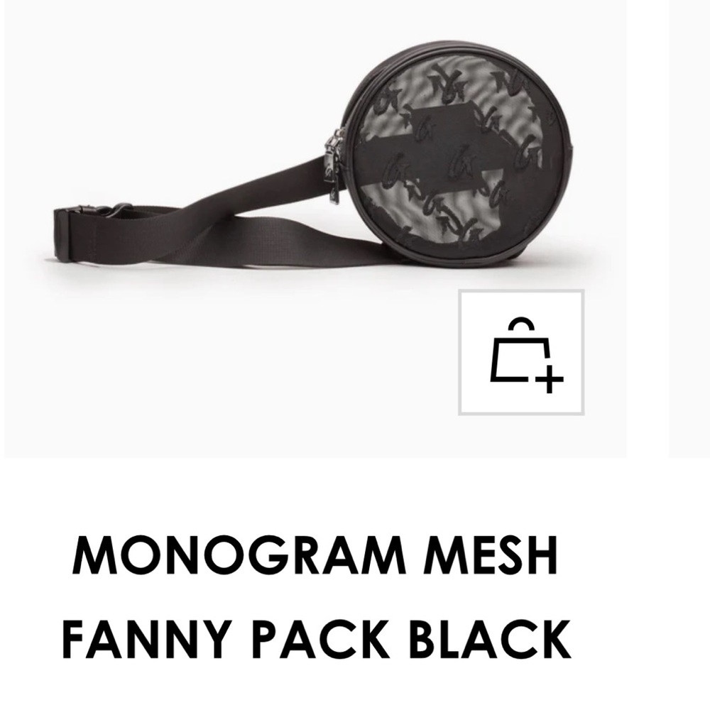 Glam-Aholic Lifestyle monogram mesh fanny!!!